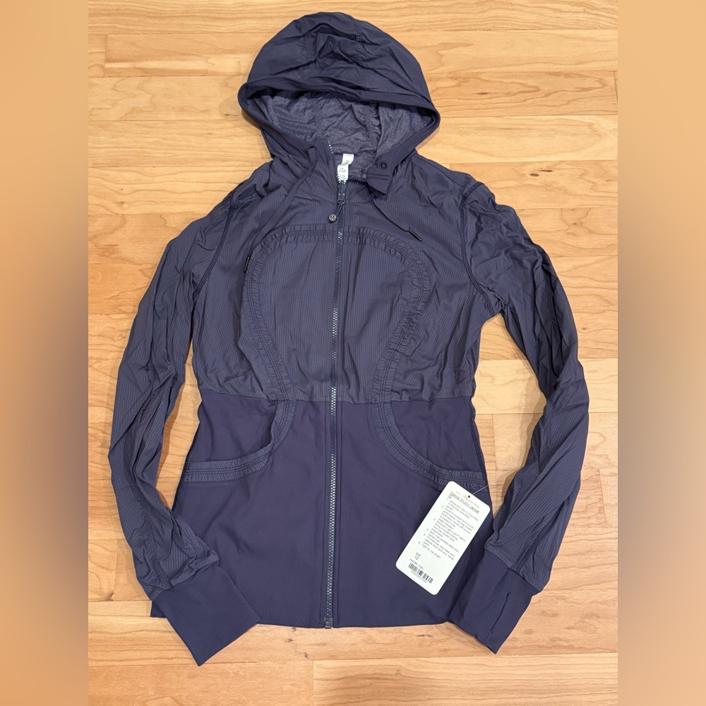 Lululemon Dance Studio III Jacket navy size 12 *BRAND NEW*
